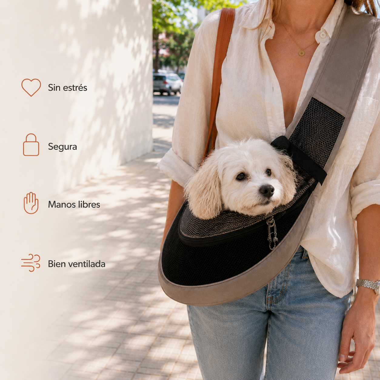 Bolso transportador de mascotas